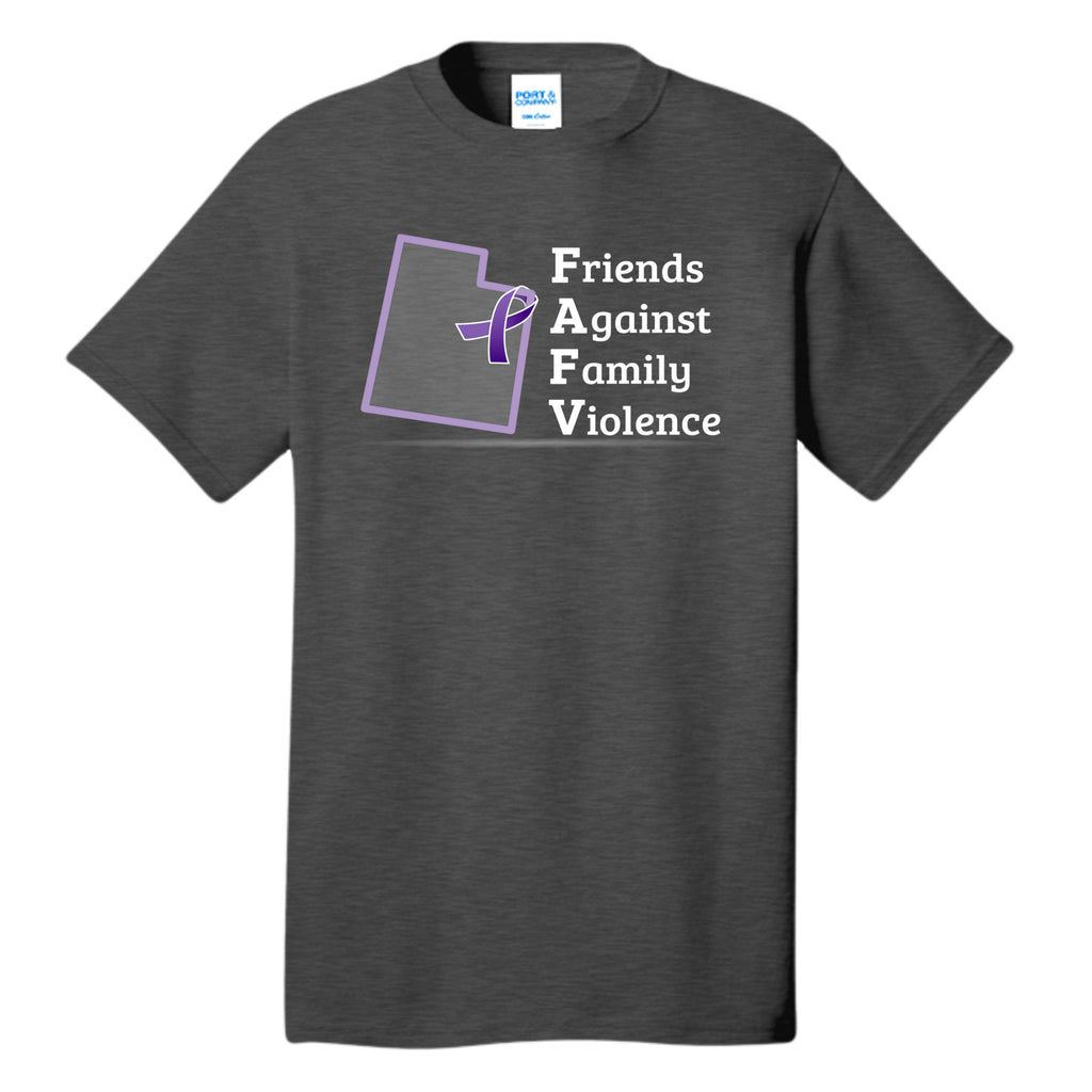 Dark Heather Grey - PC54T - FRONT