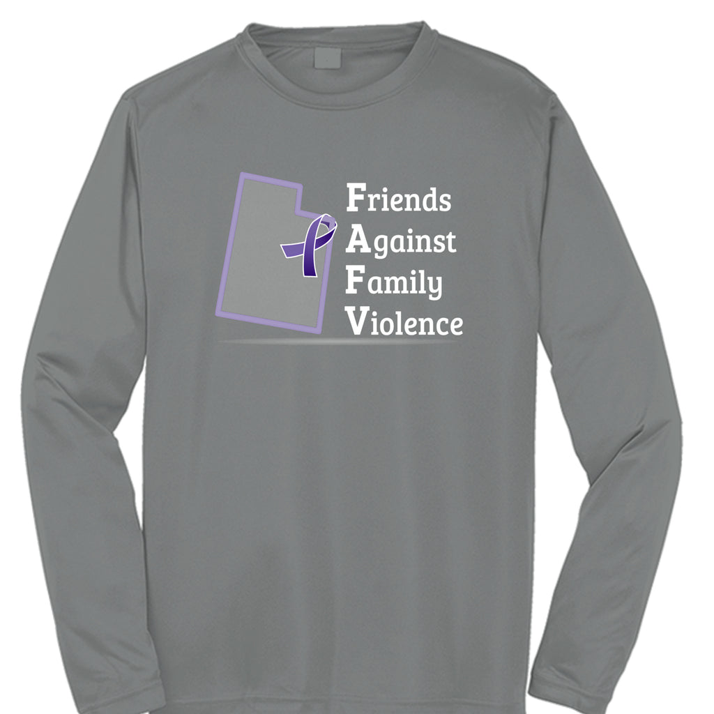 Iron Grey Heather - ST350LS - FRONT