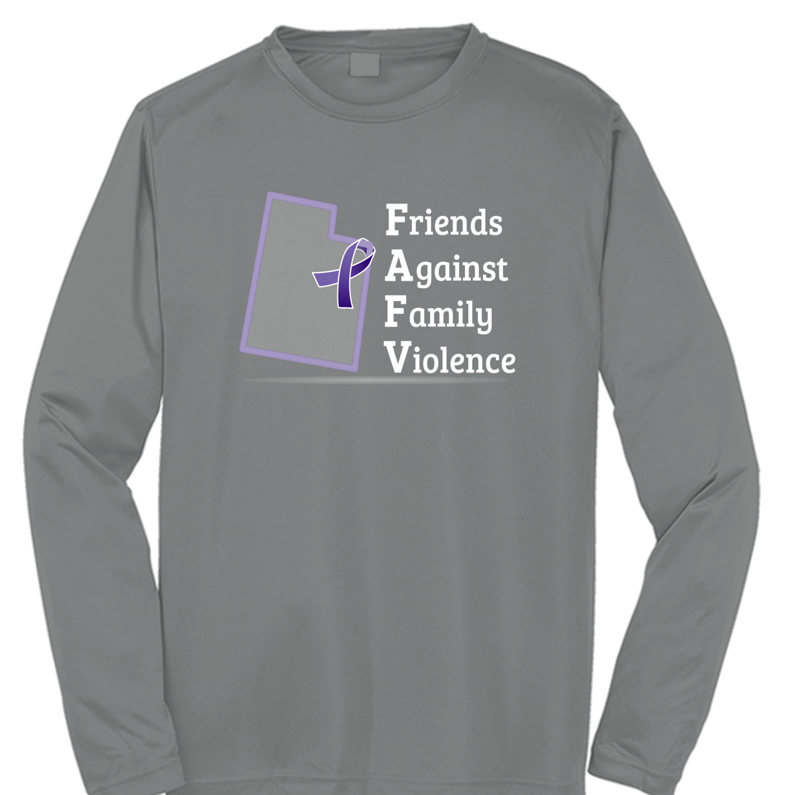 Iron Grey Heather - ST350LS - FRONT